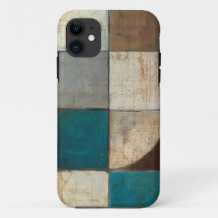 Abstract in Blue and Brown iPhone 11 Case