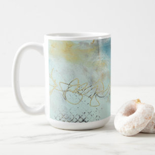 Abstract in Cold Wax & Oils Coffee Mug