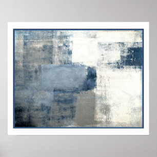 "Abstract in Denim" 16x20 Print