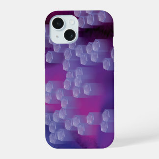Abstract in Purples iPhone 15 Case