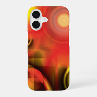 Abstract in Reds and Yellows iPhone 16 Case