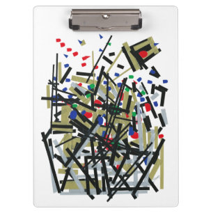 Abstract in Tape & Letterforms 1 Clipboard