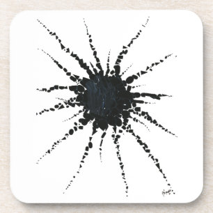 Abstract in Tape & Letterforms 3 Coaster