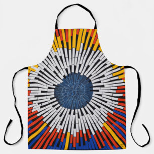 Abstract in Tape—Starburst Apron
