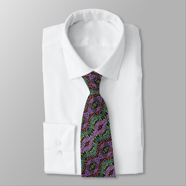 Abstract Inca Tie (Tied)
