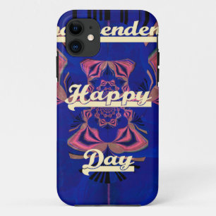 Abstract Independence Day Celebration Art iPhone 11 Case