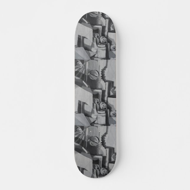 Abstract Industrial Image Skateboard (Front)