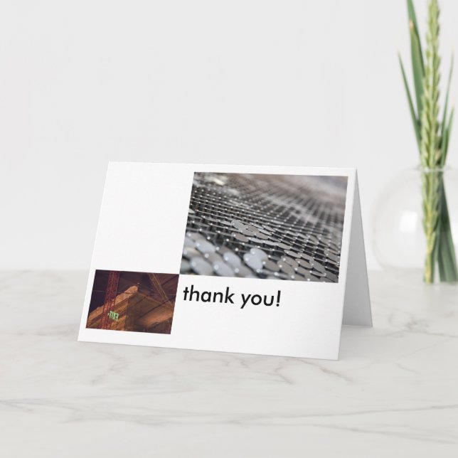 Abstract Industrial Thank You (Front)