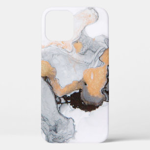 Abstract ink and acrylic background. Trend 2018. L iPhone 12 Case