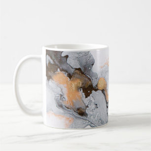 Abstract ink and acrylic background. Trend 2018. L Coffee Mug