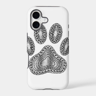 Abstract Ink Paw Print