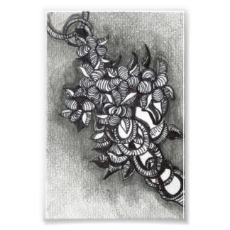 Abstract Inspired. A Cluster of Tangles Photo Print