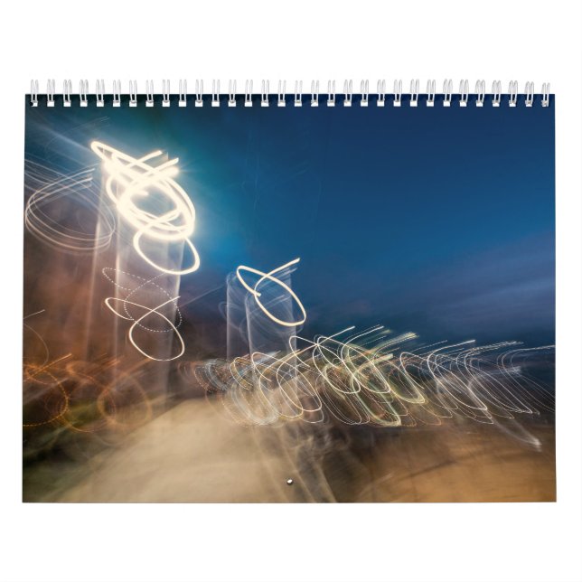 Abstract Intentional Camera Movement Night Light T Calendar (Cover)
