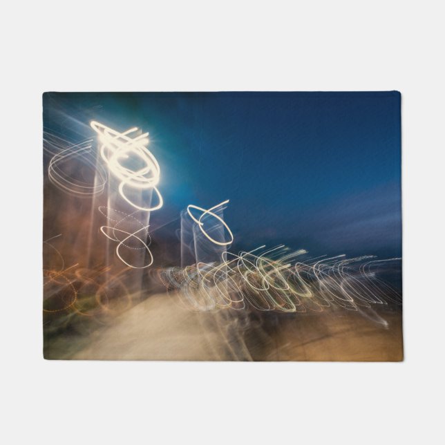 Abstract Intentional Camera Movement Night Light T Doormat (Front)
