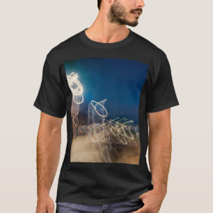 Abstract Intentional Camera Movement Night Light T T-Shirt