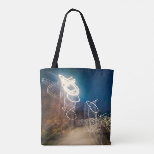 Abstract Intentional Camera Movement Night Light T Tote Bag