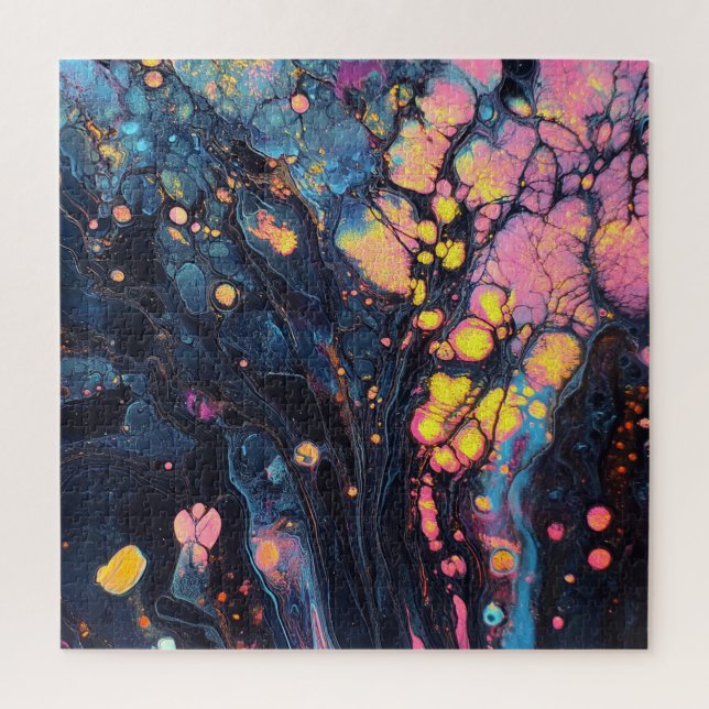 Abstract Iridescent Art Jigsaw Puzzle (Vertical)