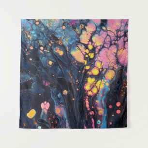 Abstract Iridescent Art Tapestry