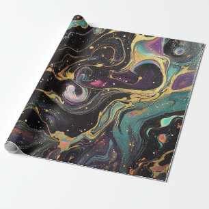 Abstract Iridescent Art Wrapping Paper