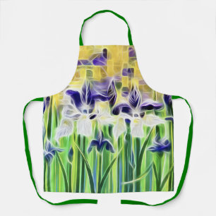 Abstract Iris Apron