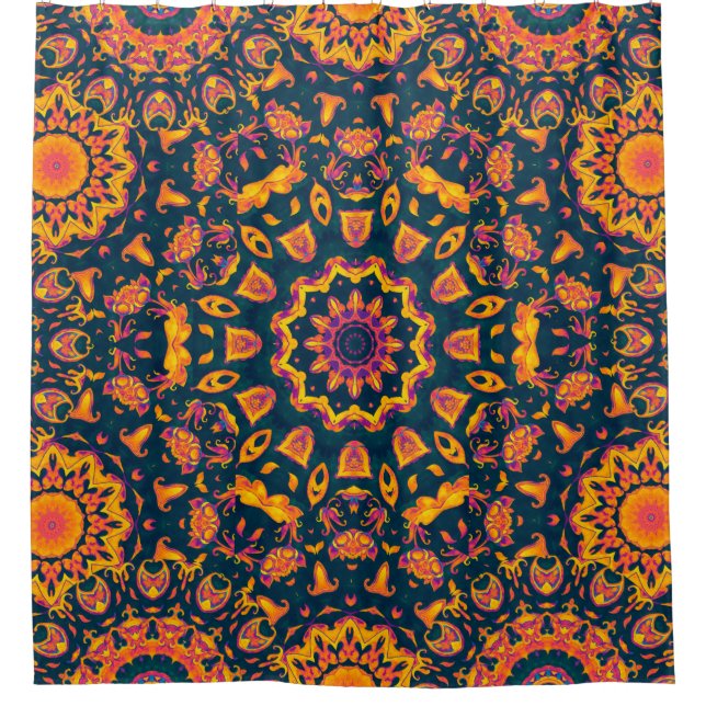 Abstract islamic pattern, arabian style. Seamless  Shower Curtain (Front)