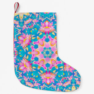 Abstract islamic pattern in arabian style. Seamles Small Christmas Stocking