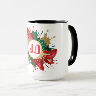 Abstract Italian Colour Splash Mug
