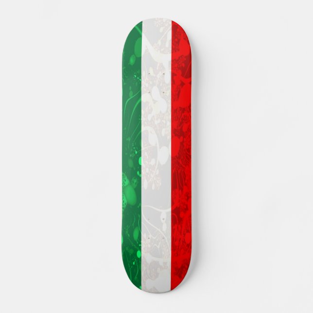 Abstract Italy flag Skateboard (Front)