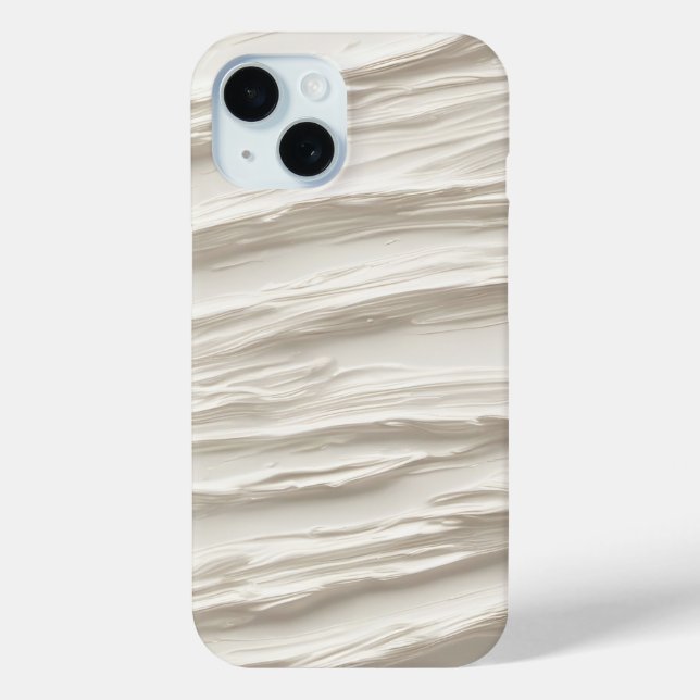 Abstract Ivory Texture Case-Mate iPhone Case (Back)