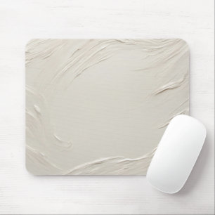 Abstract Ivory Texture Mouse Mat