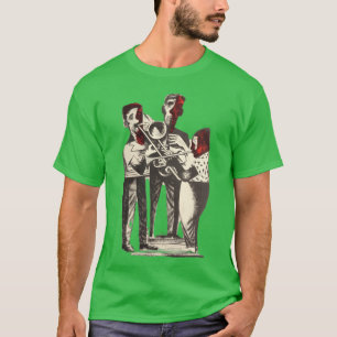 Abstract Jazz Band Unique Music Lover Gi retro T-Shirt