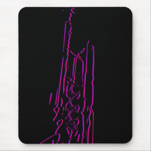Abstract Jazz Trumpet Mousepad