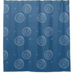 Abstract Jelly Fish seamless pattern + your ideas Shower Curtain