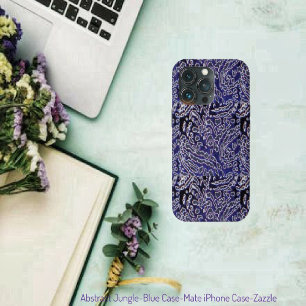 Abstract Jungle-Blue   iPhone 13 Pro Case