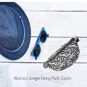 Abstract Jungle Bum Bags