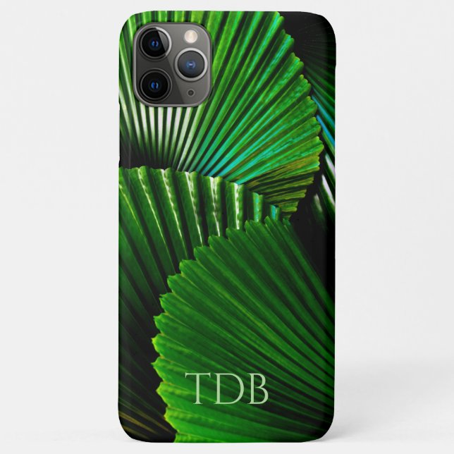 Abstract Jungle Leaf Fan Design Case-Mate iPhone C Case (Back)