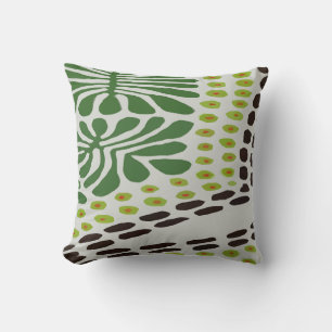 Abstract Jungle Path, South American Cushion
