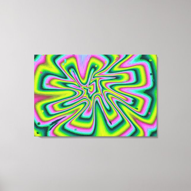 Abstract Kaleidoscope Canvas Print (Front)