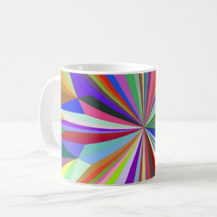 Abstract kaleidoscope coffee mug