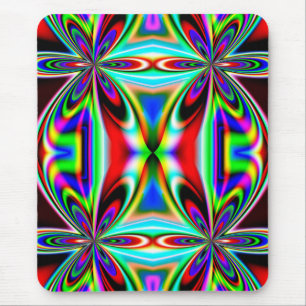 Abstract Kaleidoscope Colourful Design-11438 Mouse Mat