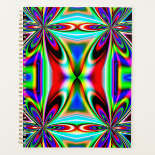 Abstract Kaleidoscope Colourful Design-11438 Planner