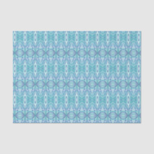 Abstract Kaleidoscope Pattern Blue Tissue paper