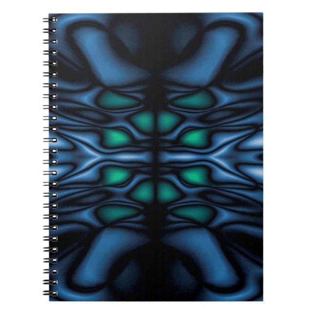 Abstract kaleidoscope pattern notebook (Front)