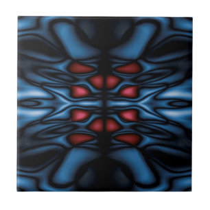 Abstract kaleidoscope pattern tile