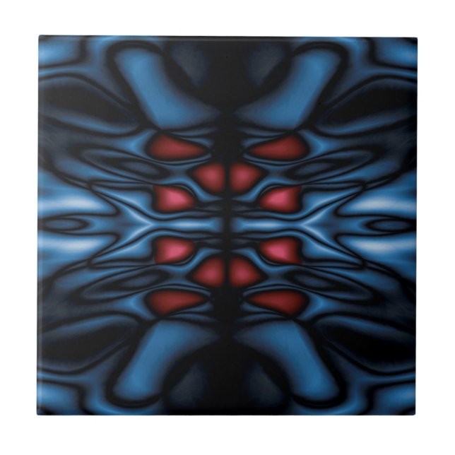 Abstract kaleidoscope pattern tile (Front)