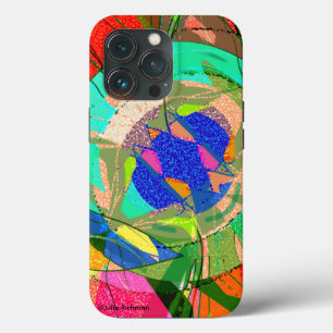 Abstract Kandinsky Inspired iPhone 13 Pro case