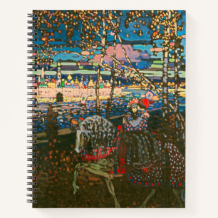 Abstract Kandinsky Riding Couple Colourful Notebook