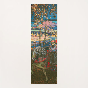 Abstract Kandinsky Riding Couple Colourful Yoga Mat