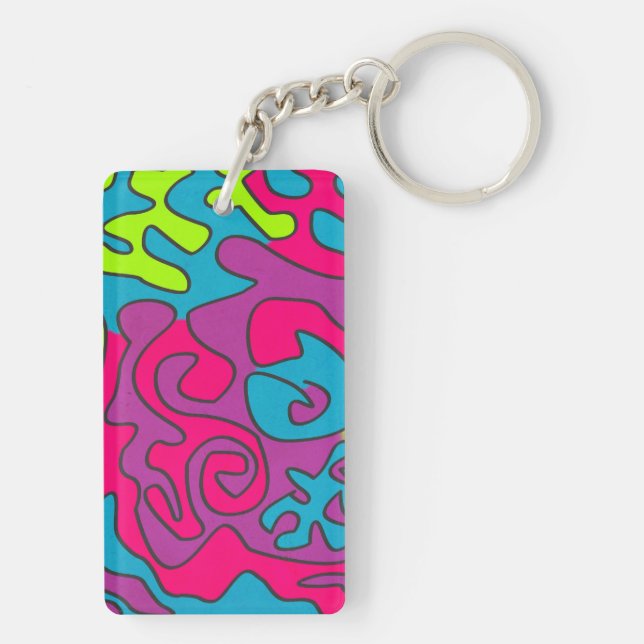 Abstract Key Ring (Back)