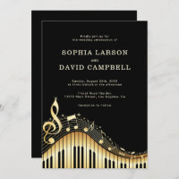 Abstract Keyboard Wedding